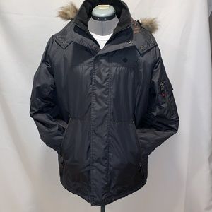 Element brand Men's winter parka carbon fiber look